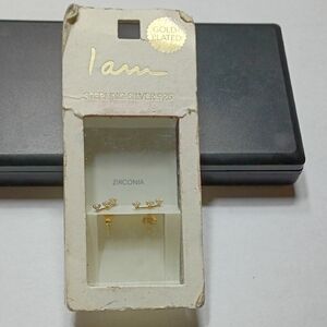 I Am Gold-Plated Sterling Silver 925 Earrings